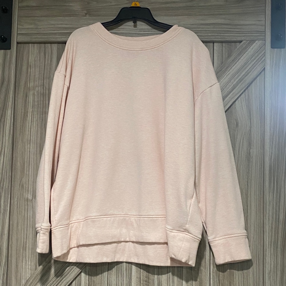 32 Degrees Light Pink Pullover Sweatshirt XL